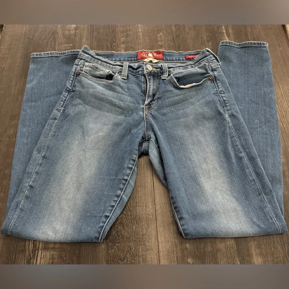 Lucky Brand Sofia Skinny Ankle Jeans Size 4/27 Medium Wash Stretch Denim